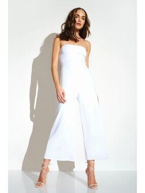 SM-17. Susana Monaco Essential Tube Cropped Jumpsuit Sugar